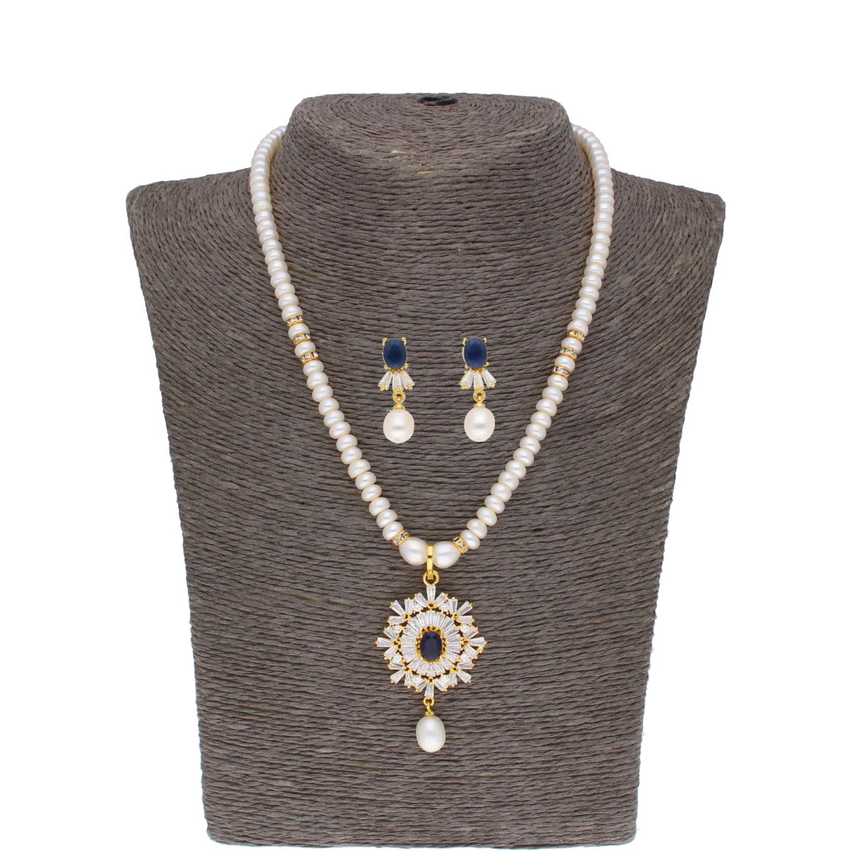 J Pearls Yami Pearl Set - Real Pearl Jewelry - Distacart