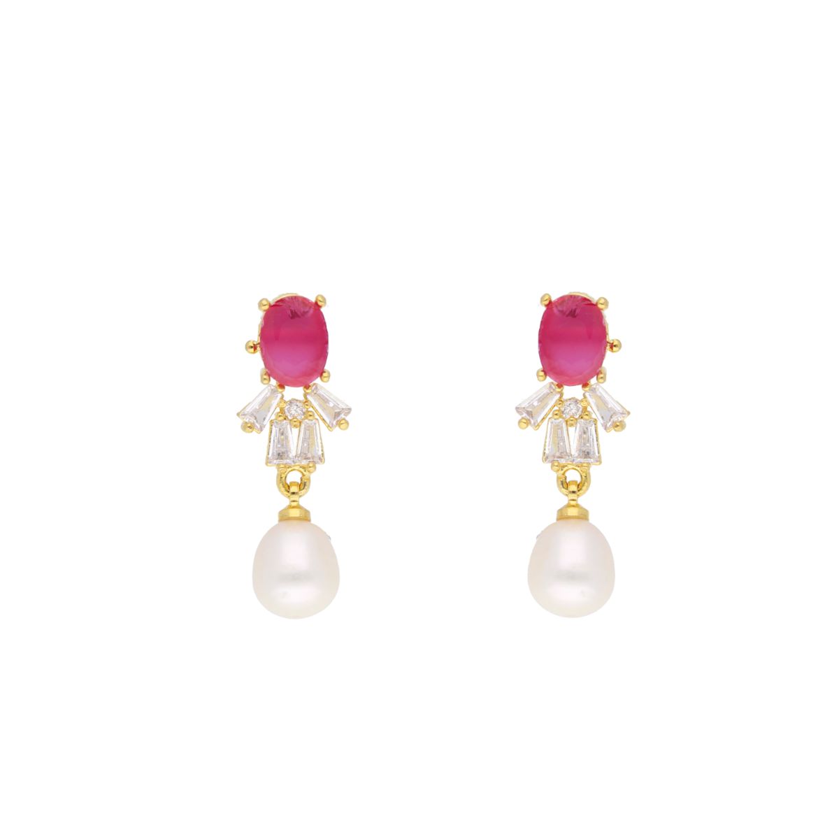 J Pearls Abdhija Pearl Set - Real Pearl Jewelry - Distacart