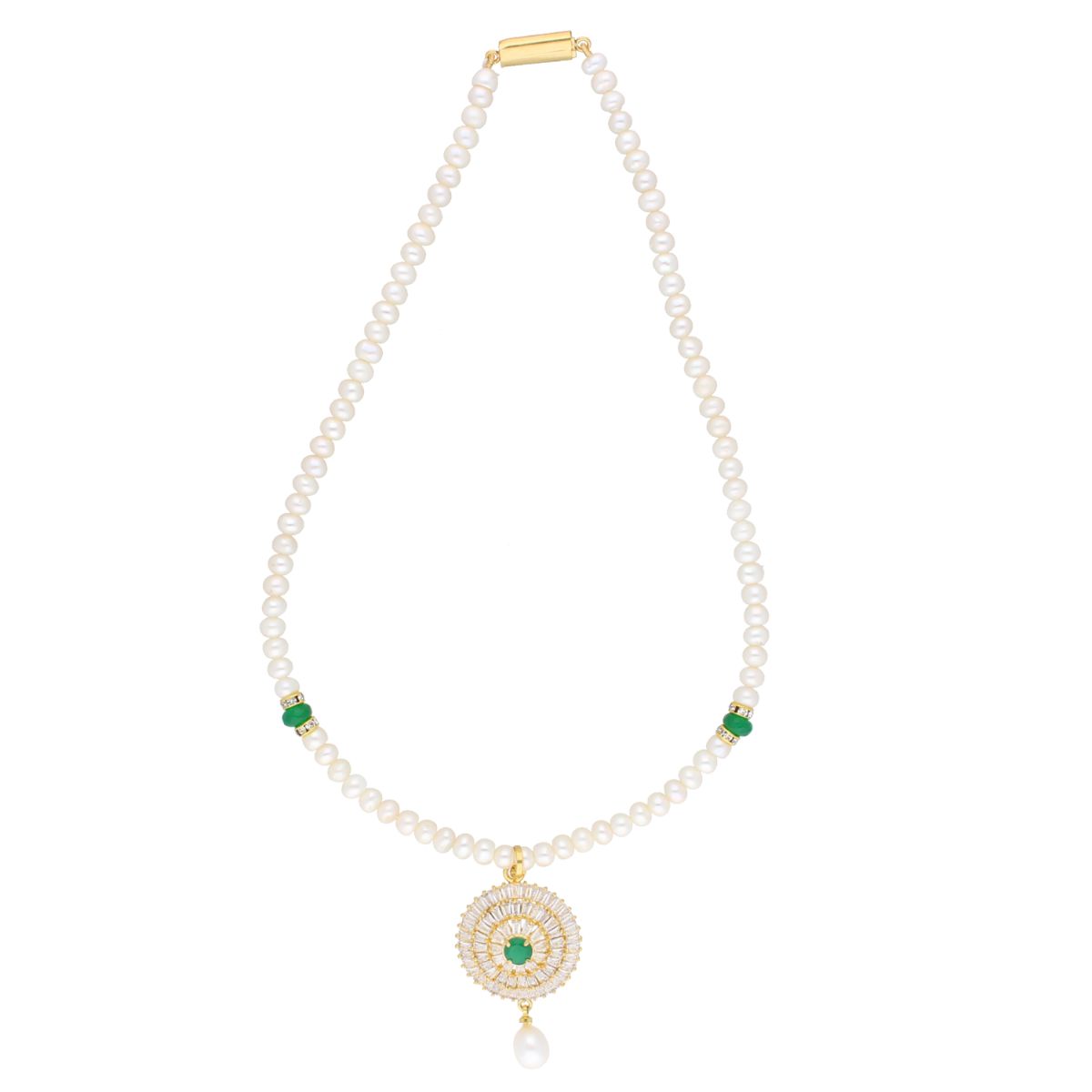 J Pearls Eeshvi Pearl Set - Real Pearl Jewelry - Distacart