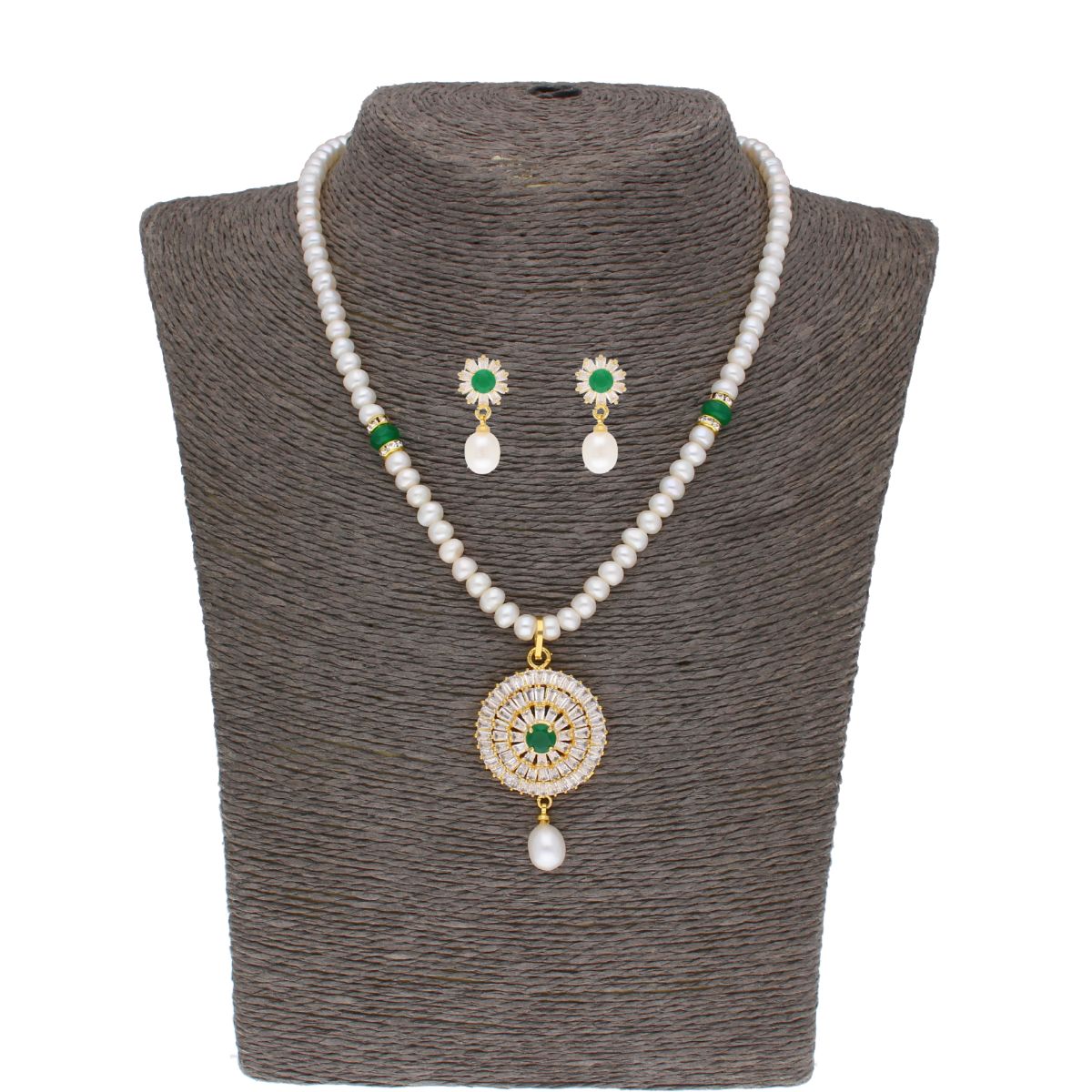 J Pearls Eeshvi Pearl Set - Real Pearl Jewelry - Distacart