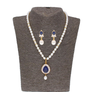 J Pearls Dhimahi Pearl Set - Real Pearl Jewelry - Distacart