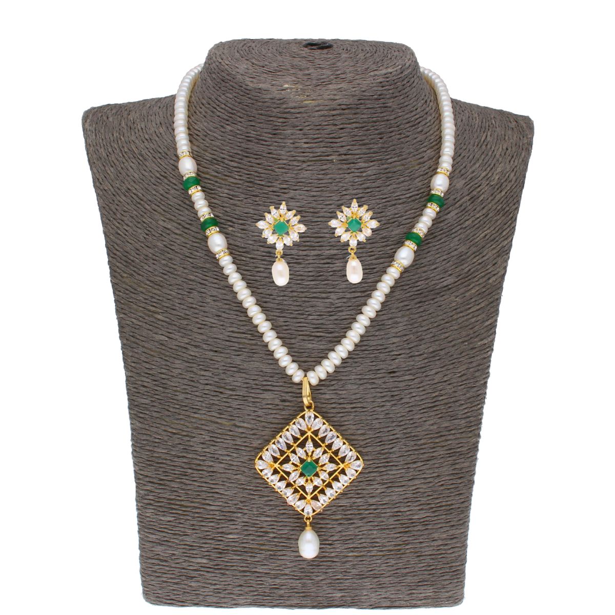 J Pearls Hiya Pearl Set - Real Pearl Jewelry - Distacart