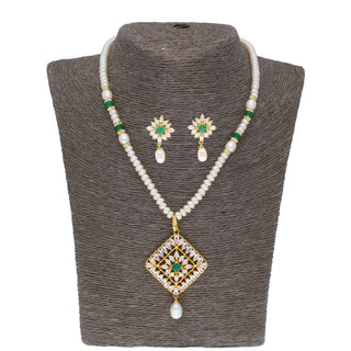 J Pearls Hiya Pearl Set - Real Pearl Jewelry - Distacart