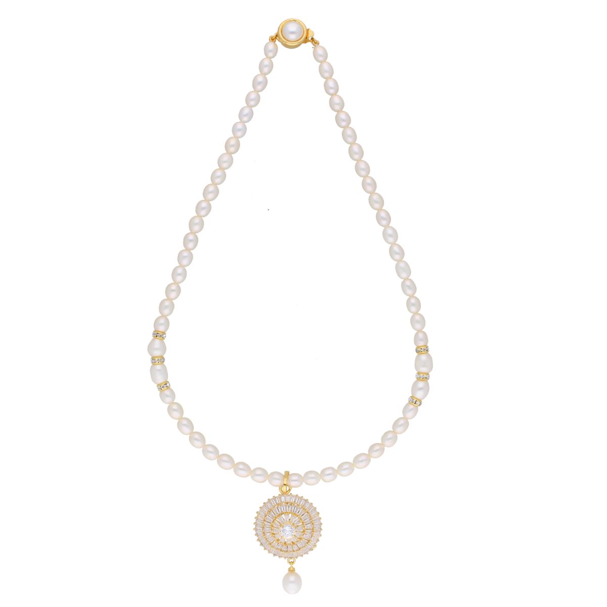 J Pearls Kiara Pearl Set - Real Pearl Jewelry - Distacart