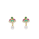 Thumbnail for J Pearls Abeedha Pearl Set - Real Pearl Jewelry - Distacart