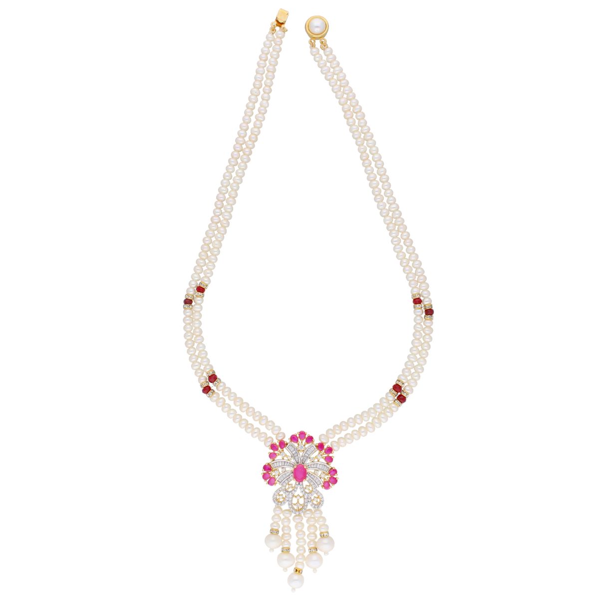 J Pearls Chantin Pearl Set - Real Pearl Jewelry - Distacart