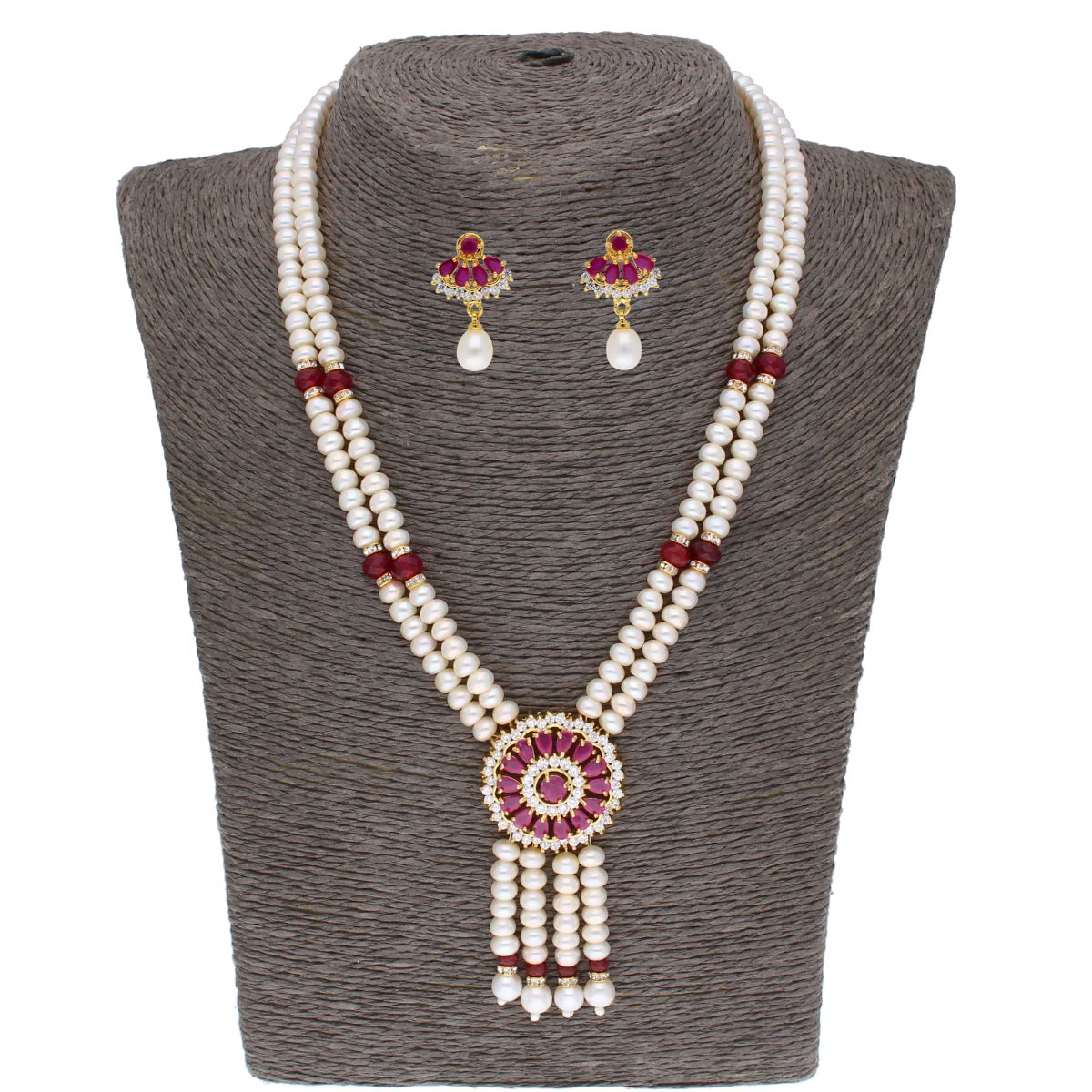 J Pearls Babie Pearl Set - Real Pearl Jewelry - Distacart