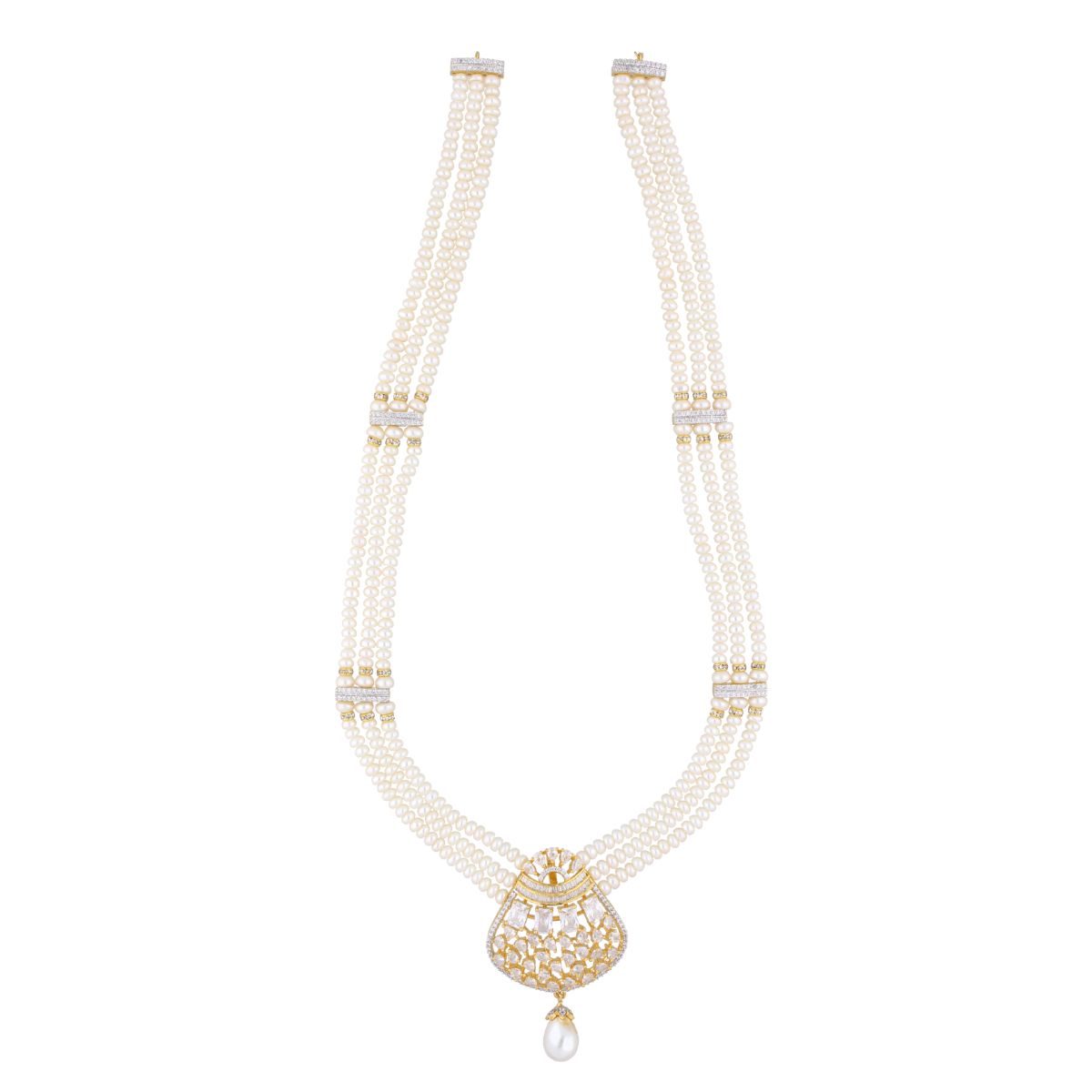 J Pearls Camunda Pearl Set - Real Pearl Jewelry - Distacart