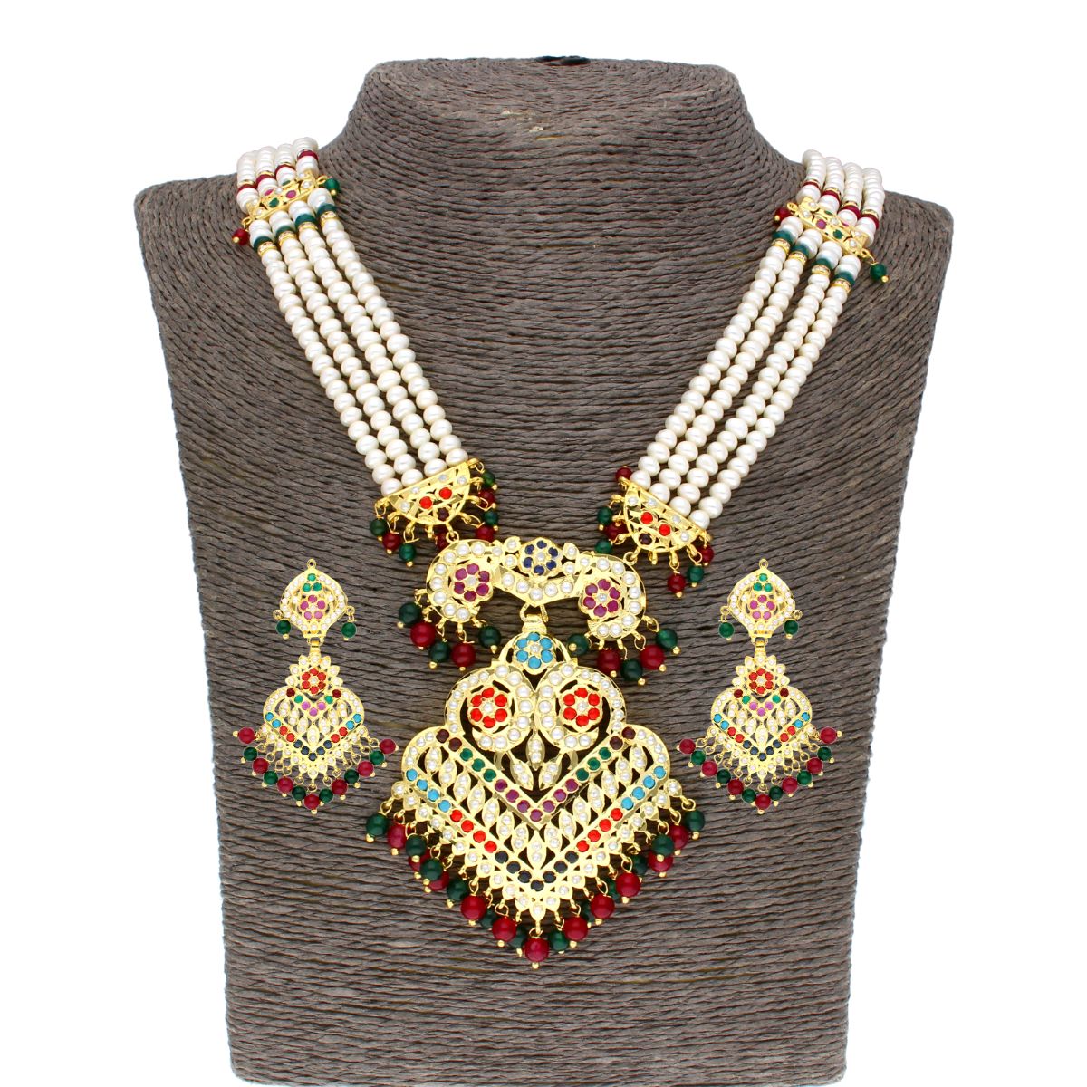 J Pearls Abh Pearl Set - Real Pearl Jewelry - Distacart