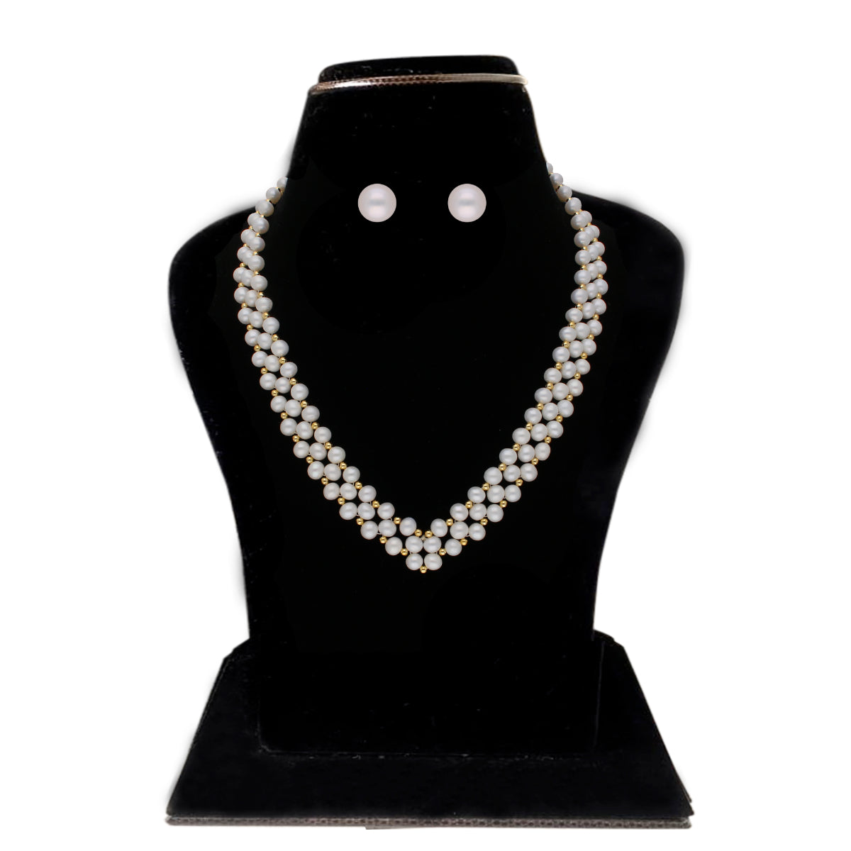 J Pearls Foolan 1 Line Pearl Sets - Real Pearl Jewelry - Distacart