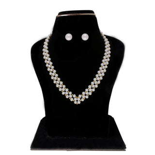 J Pearls Foolan 1 Line Pearl Sets - Real Pearl Jewelry - Distacart