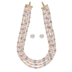 Thumbnail for J Pearls Freena 4 Lines Pearl Sets - Real Pearl Jewelry - Distacart