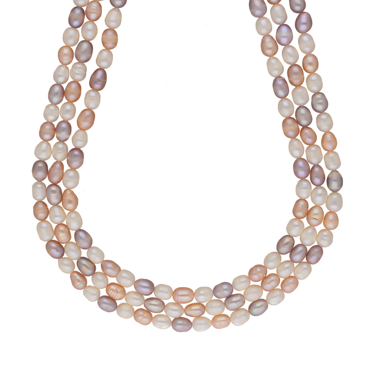J Pearls Candanayika 3 Lines Pearl Sets - Real Pearl Jewelry - Distacart