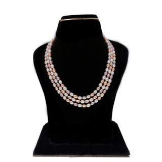 J Pearls Candanayika 3 Lines Pearl Sets - Real Pearl Jewelry - Distacart