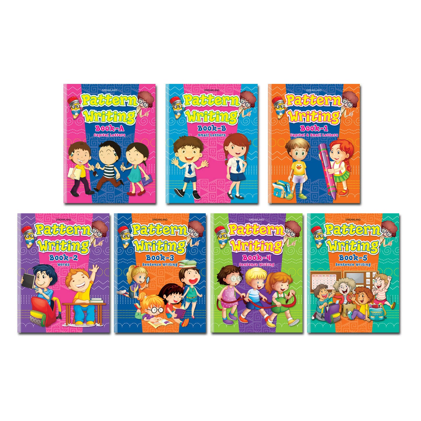 Dreamland Pattern Writing Books- Pack (7 Titles) - Distacart