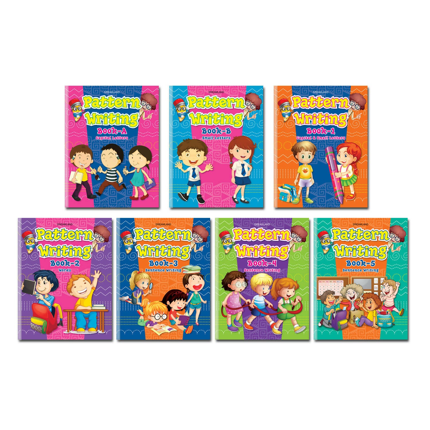 Dreamland Pattern Writing Books- Pack (7 Titles) - Distacart