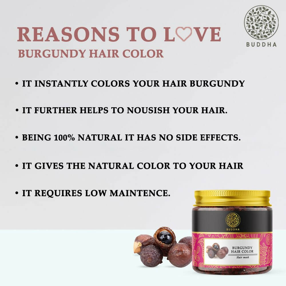 Buddha Natural Burgundy Hair Color Powder - Distacart