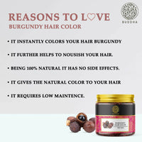Thumbnail for Buddha Natural Burgundy Hair Color Powder - Distacart