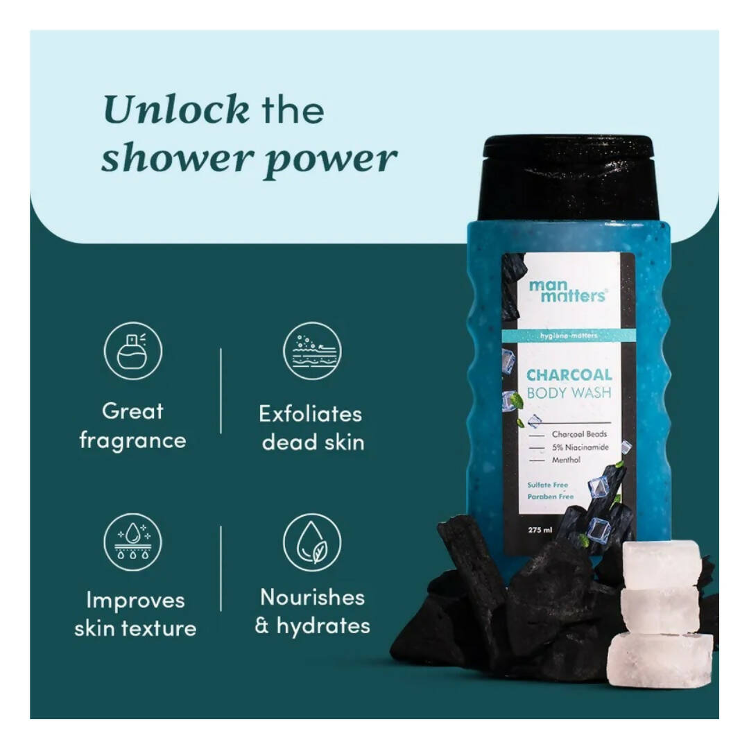Man Matters Charcoal Body Wash - Distacart
