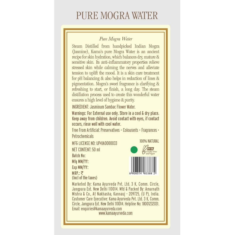Kama Ayurveda Pure Mogra Water Ingredients