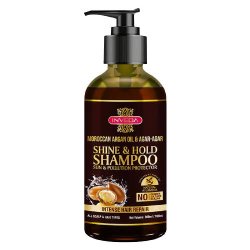 Inveda Moroccan Argan Oil & Agar Agar Shine & Hold Shampoo