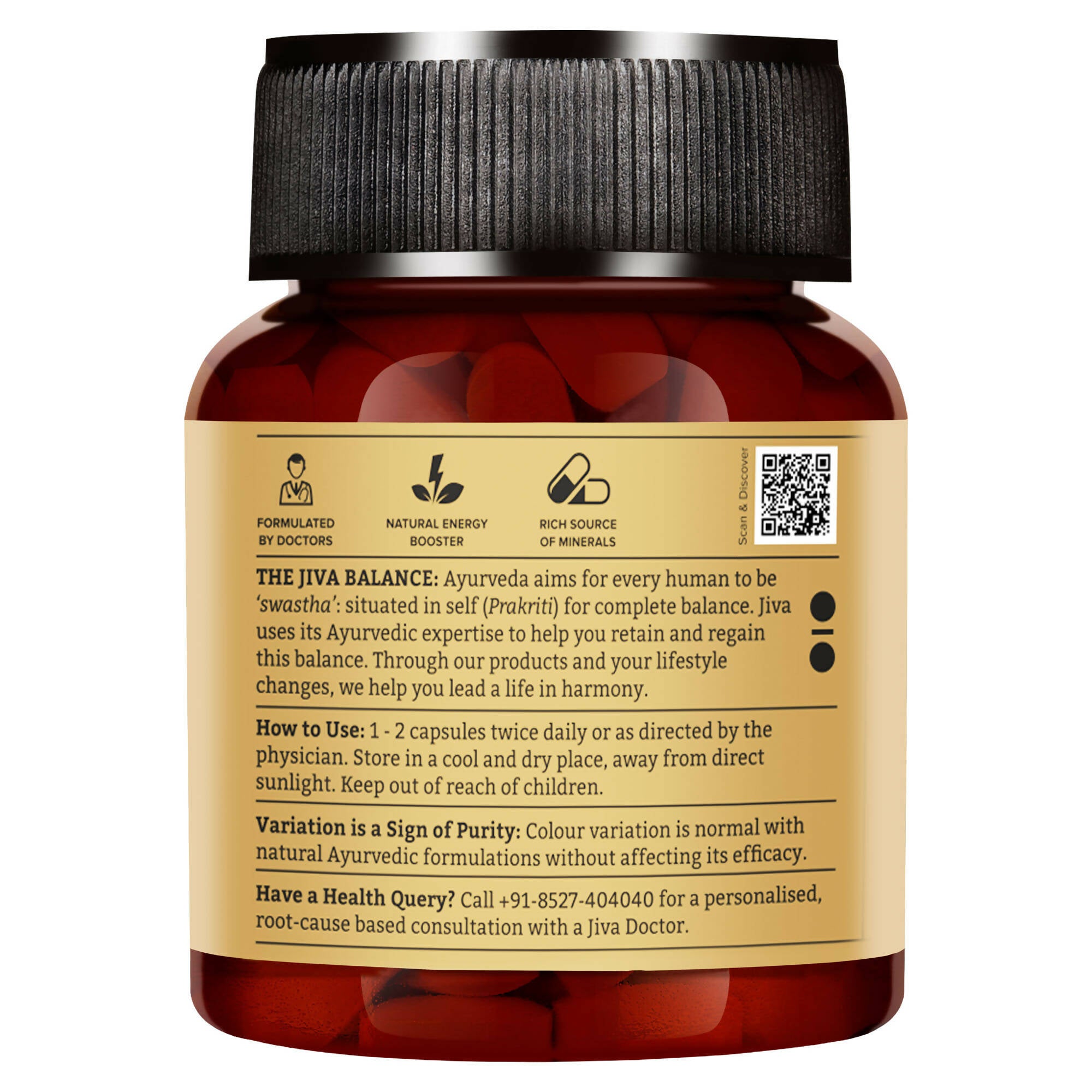 Jiva Ayurveda SJ Gold Capsules - Distacart