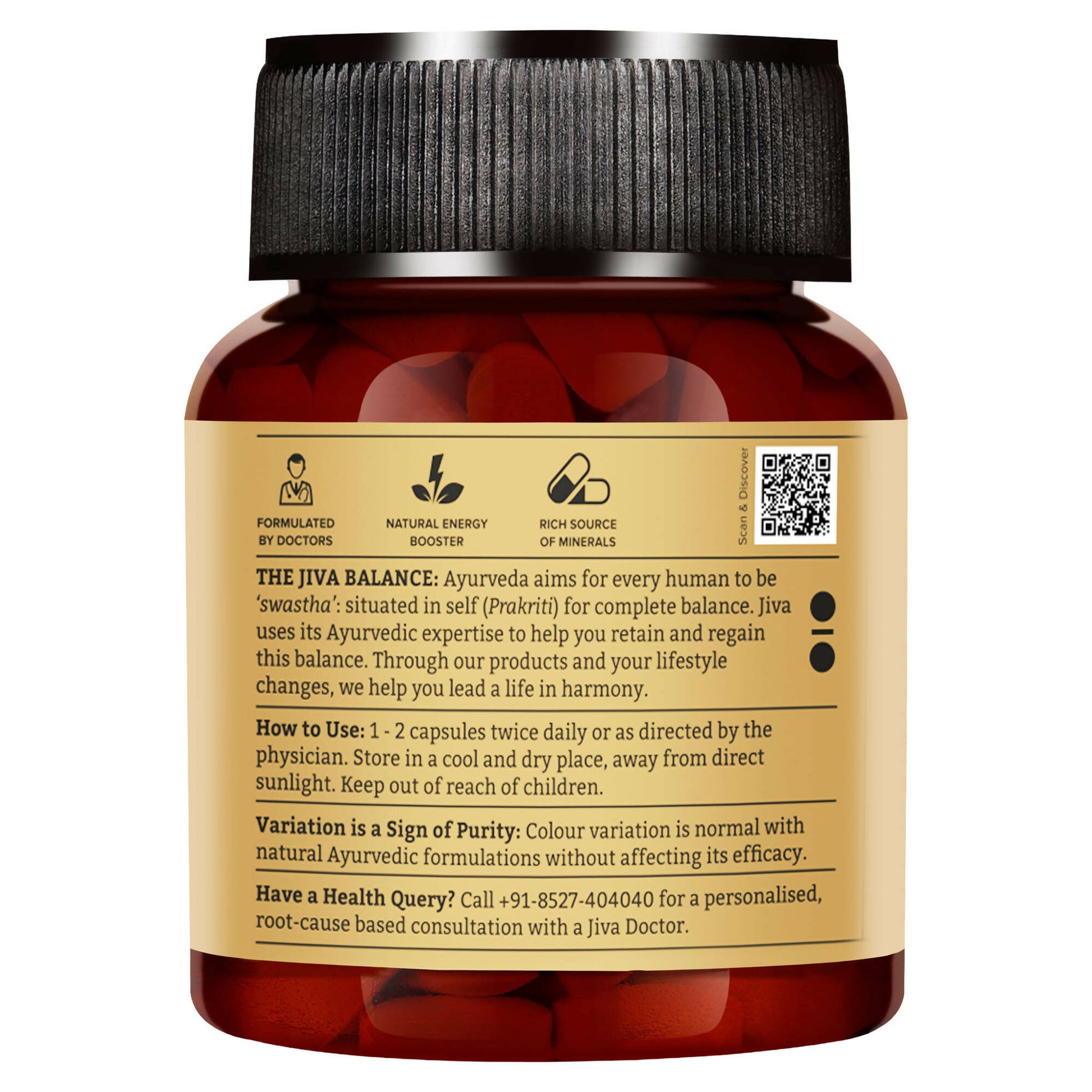 Jiva Ayurveda SJ Gold Capsules - Distacart