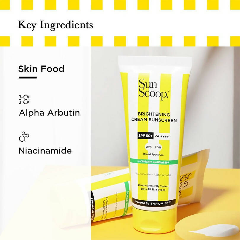 Sun Scoop Daily SPF 50 Sunscreen Cream - Distacart