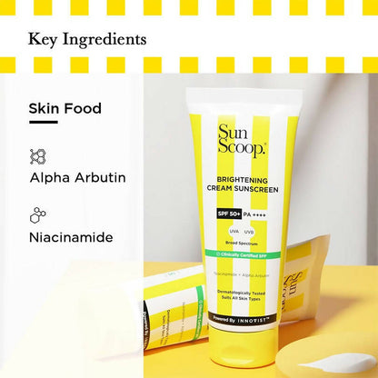 Sun Scoop Daily SPF 50 Sunscreen Cream - Distacart