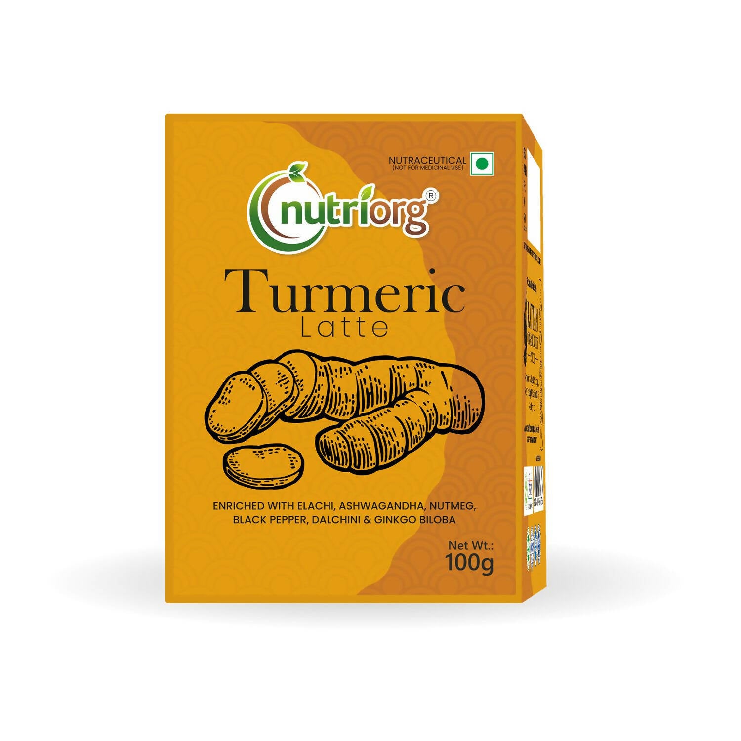 Nutriorg Certified Organic Turmeric Latte - Distacart