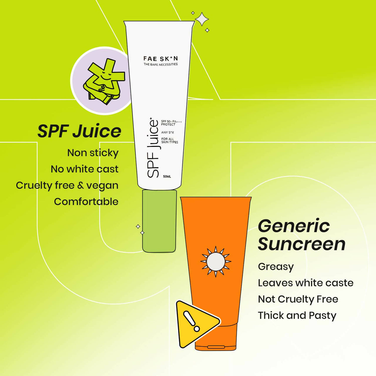 FAE Beauty SPF Juice Ultra Light Suncreen with SPF 50+ PA++++ - Distacart