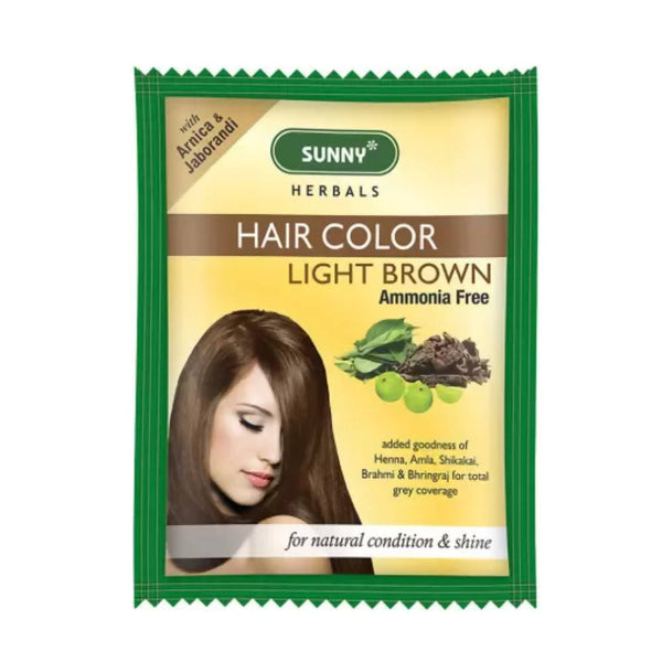 Bakson's Sunny Herbals Hair Color Light Brown - Distacart