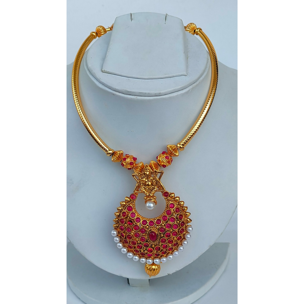 Pink Kemp Ganesh Necklace - Distacart