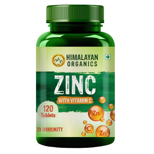 Himalayan Organics Zinc With Vitamin C Tablets: 120 Tablets