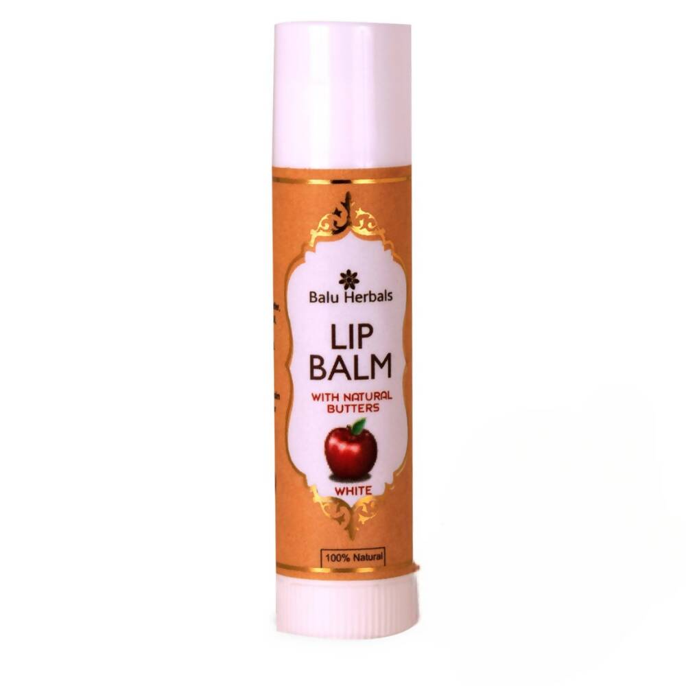 Balu Herbals Lip Balm For Men White - Distacart