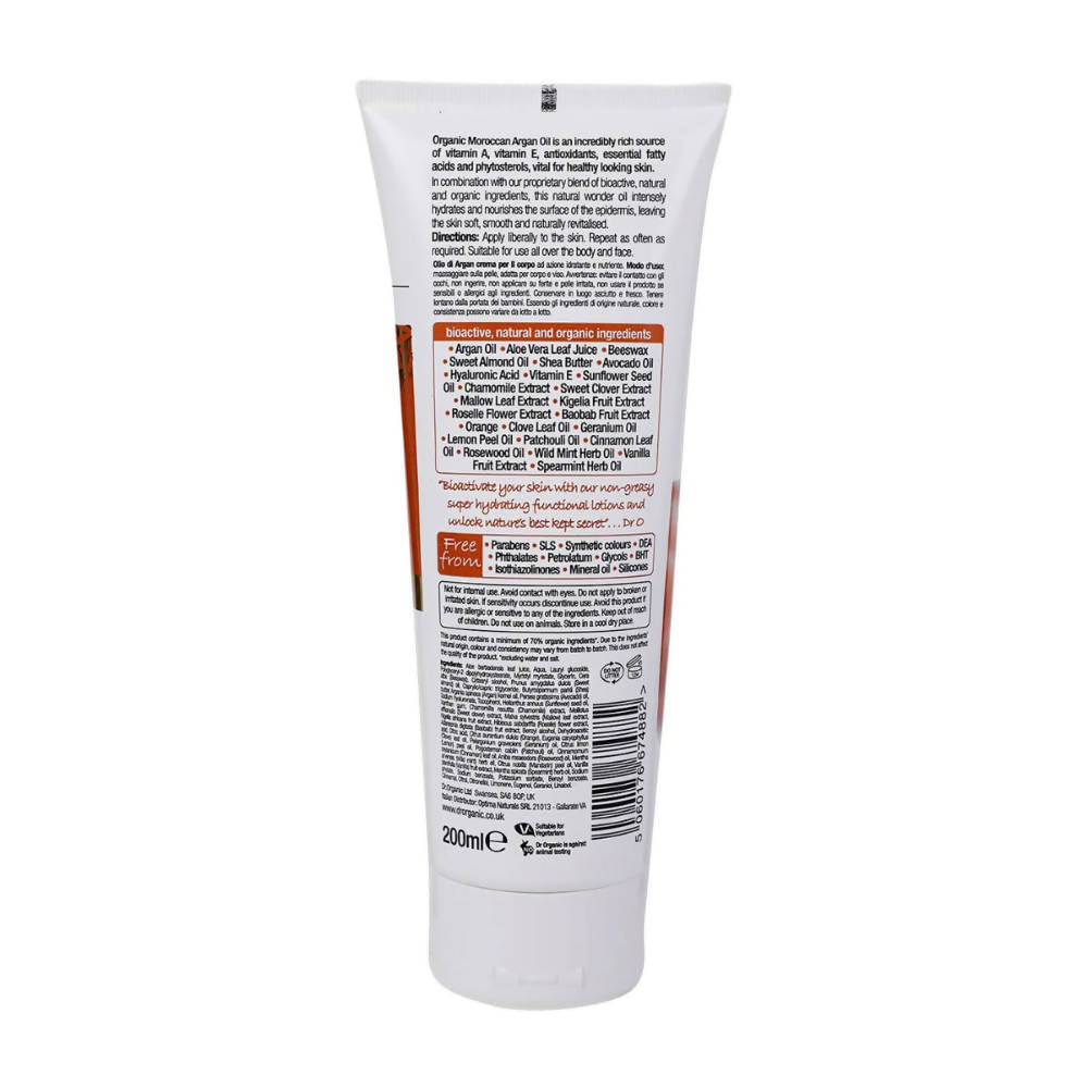 Dr.Organic Moroccan Argan Oil Skin Lotion - Distacart