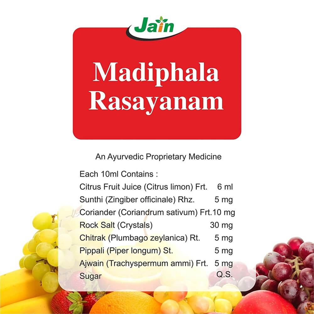 Jain Madiphala Rasayanam Ingredients