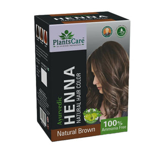 Plants Care Ayurvedic Henna Natural Hair Color Brown - Distacart