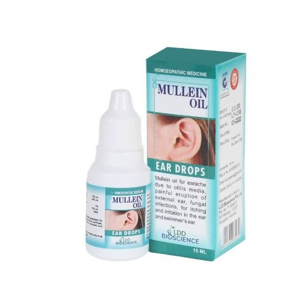 LDD Bioscience Homeopathy Mullein Oil Ear Drops