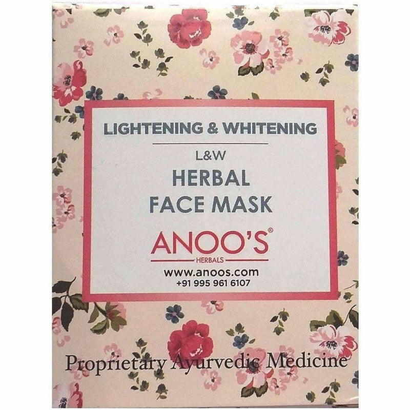 Anoos Herbal Lightning and Whitening Face Mask - Distacart