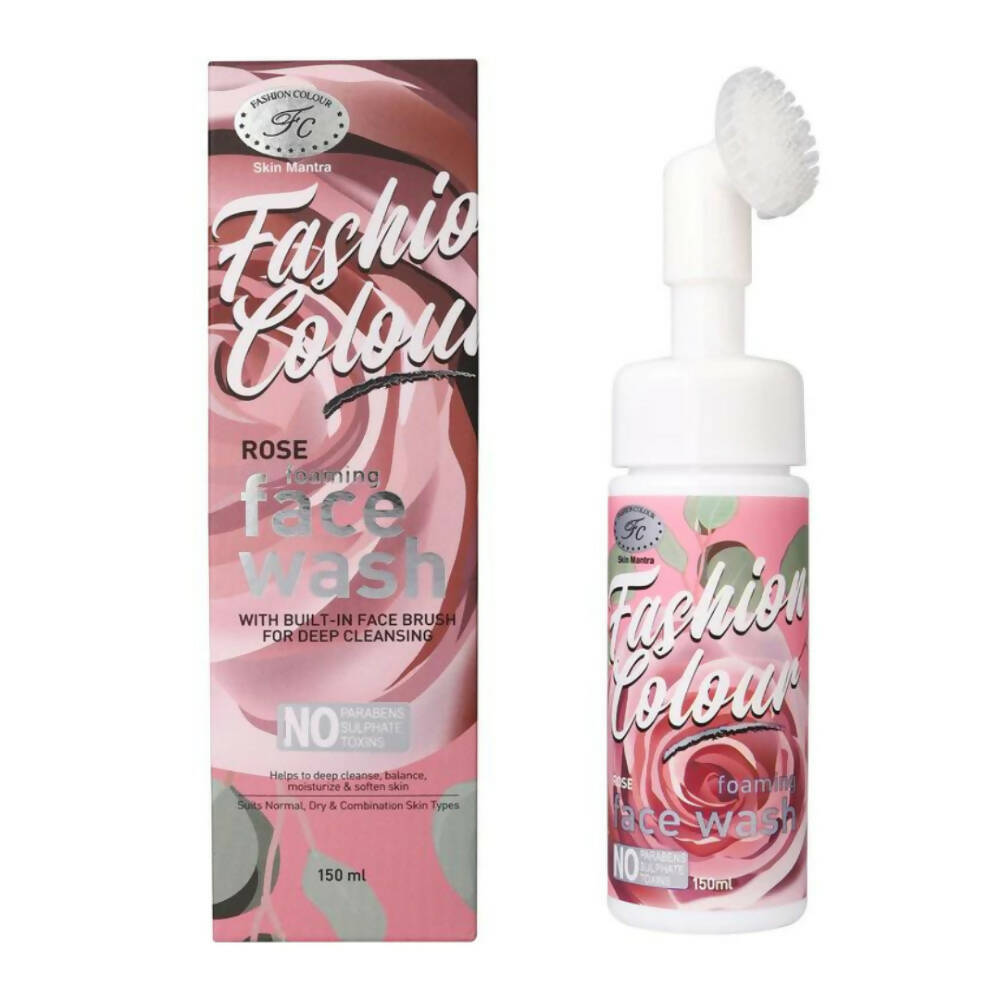 Fashion Colour Rose Foaming Face Wash - Distacart