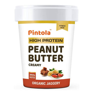 Pintola High Protein Creamy Peanut Butter with Organic Jaggery - Distacart