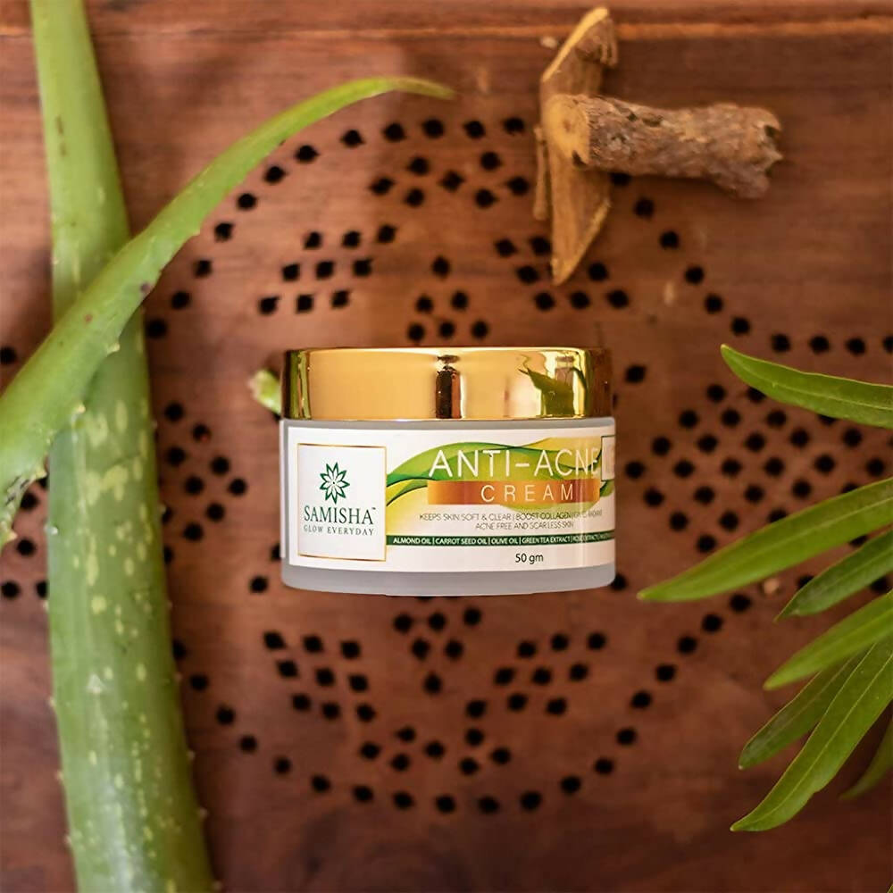 Samisha Organic Anti-Acne Face Cream - Distacart