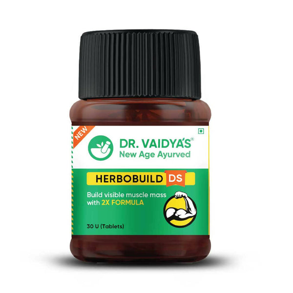 Dr. Vaidya's Herbobuild DS (Double Strength) Tablets - Distacart
