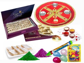 Bikanervala Holi Puja Thali With Kaju Katli - Distacart