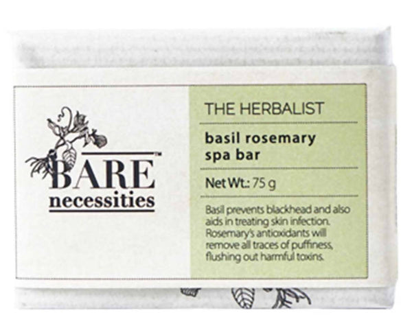 Bare Necessities The Herbalist Basil Rosemary Spa Bar