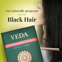 Thumbnail for Veda Natural Colors For Black Hair - Henna & Indigo - Distacart