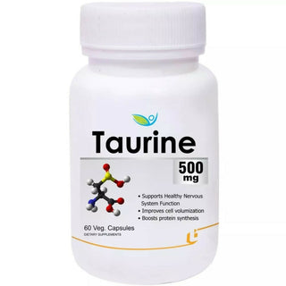 Biotrex Taurine 500Mg Veg Capsules - Distacart