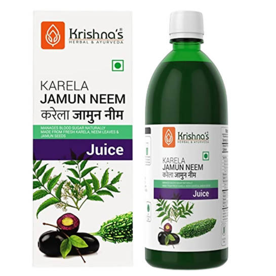 Krishna's Herbal & Ayurveda Karela Jamun Neem Juice - Distacart