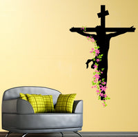Thumbnail for Jesus Christ Floral Religion Wall Sticker